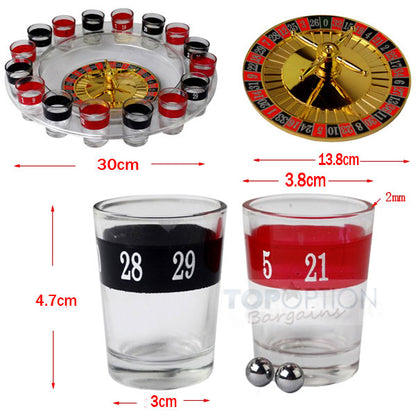 Ultimate Spin and Shot Drinking Game Set for Parties and Fun