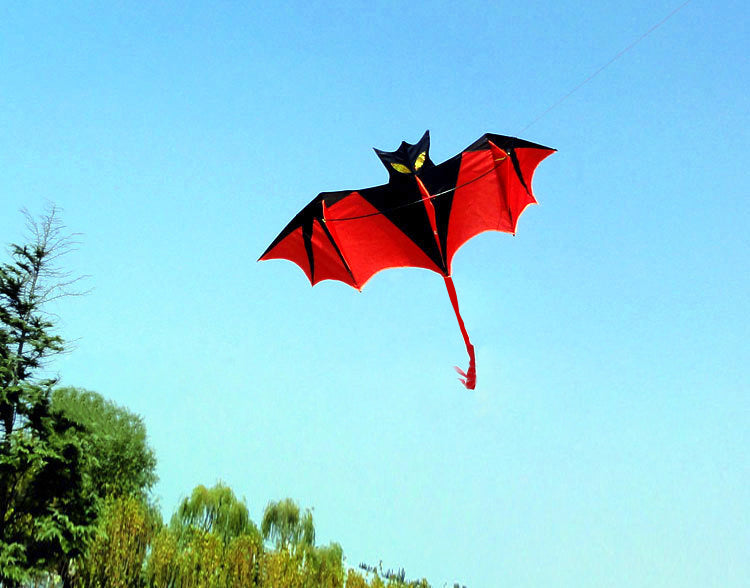 2m Giant Bat Kite for Outdoor Fun