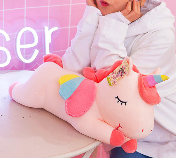 40cm Adorable Unicorn Plush Toy Pillow for Kids and Adults