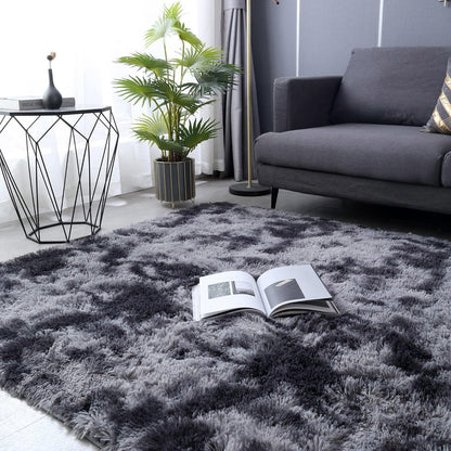 Extra Large 300 x 200 Soft Cozy Shag Rug Charcoal Grey