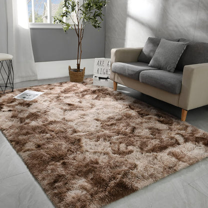 300 x 200 XL Soft Cozy Shag Rug Chocolate Mocha