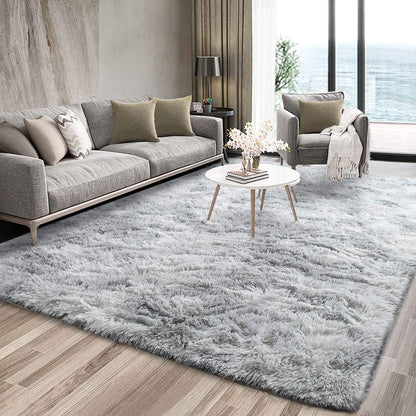 300 x 200 XL Extra Large Soft Cozy Shag Rug Platinum