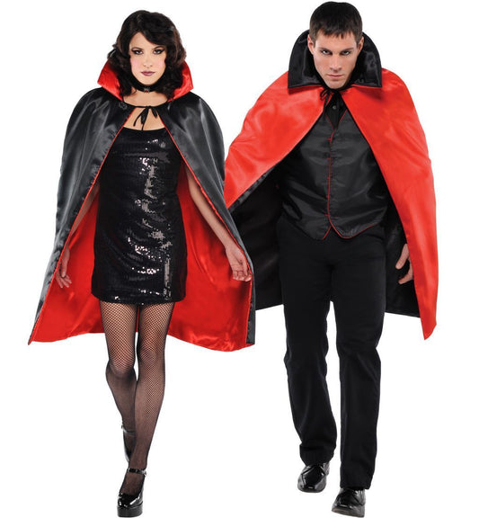 Reversible Vampire Witch Cape Halloween Costume Accessory