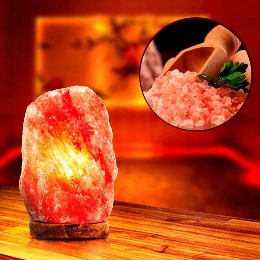 Natural Himalayan Salt Lamp Crystal Rock Night Light for Relaxation and Wellness - (1-2kg)