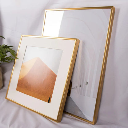 A4 Elegant Wooden Picture Frame Gold