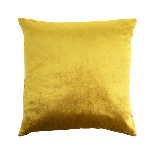 Luxurious Velvet Soft Plush Cushion Throw Pillow Gold Mustard