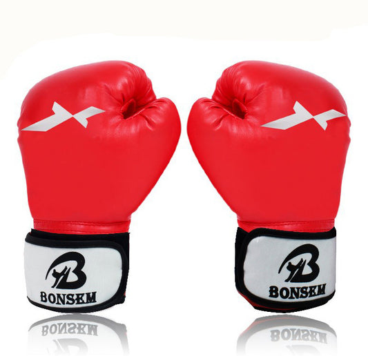 Boxing Gloves for Fitness Training Red