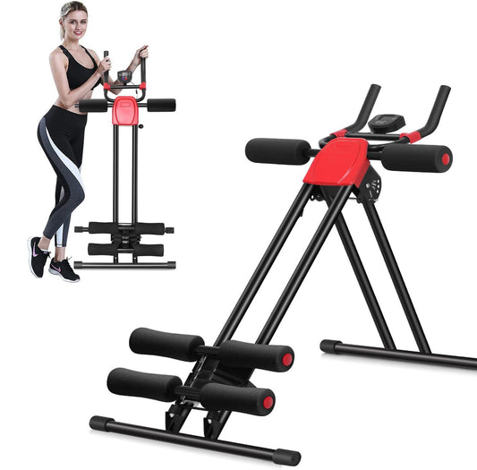 Ultimate Ab Vertical Cruncher Power Workout Abdominal Trainer for Core Strength