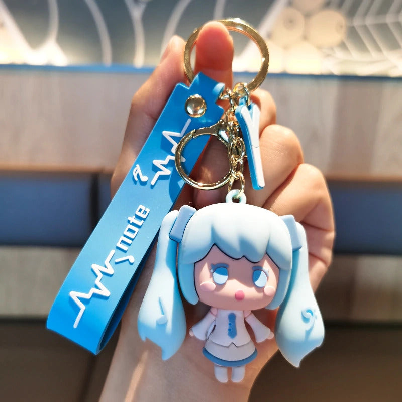 Adorable Anime Figure Keychain Pendant Toy for Bags and Keys