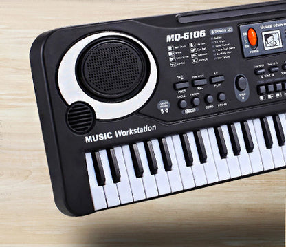 61 Keys Mini Electronic Musical Keyboard Toy Piano for Kids and Beginners