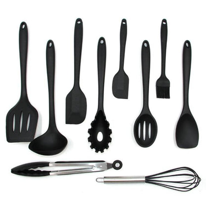 Premium Silicone Kitchen Cooking Baking Utensil Set Non-Stick Heat Resistant