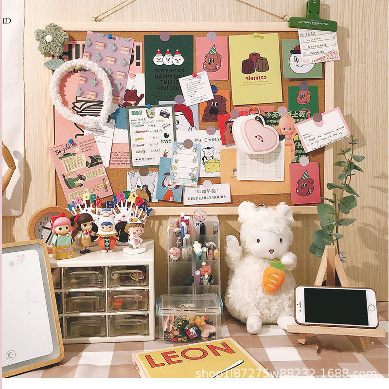 30 x 40cm Pinboard Message Bulletin Notice Memo Board Corkboard