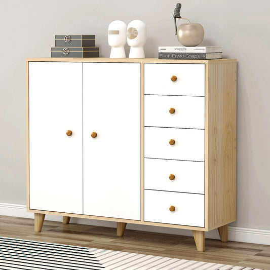 Large White Unity Chest of Drawers and Cabinet