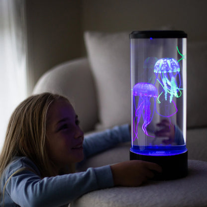 Mesmerizing Jellyfish Tank LED Night Light with Colour-Changing Sea Water Lamp