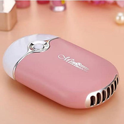 Stylish Portable Rechargeable Bladeless Handheld Cooling Fan Mini Aircon