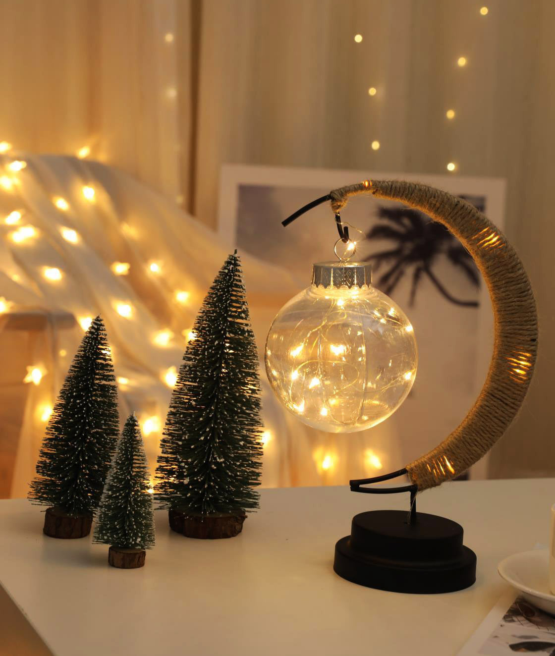 Magical LED Moon Night Light Cozy Home Decor Lighting