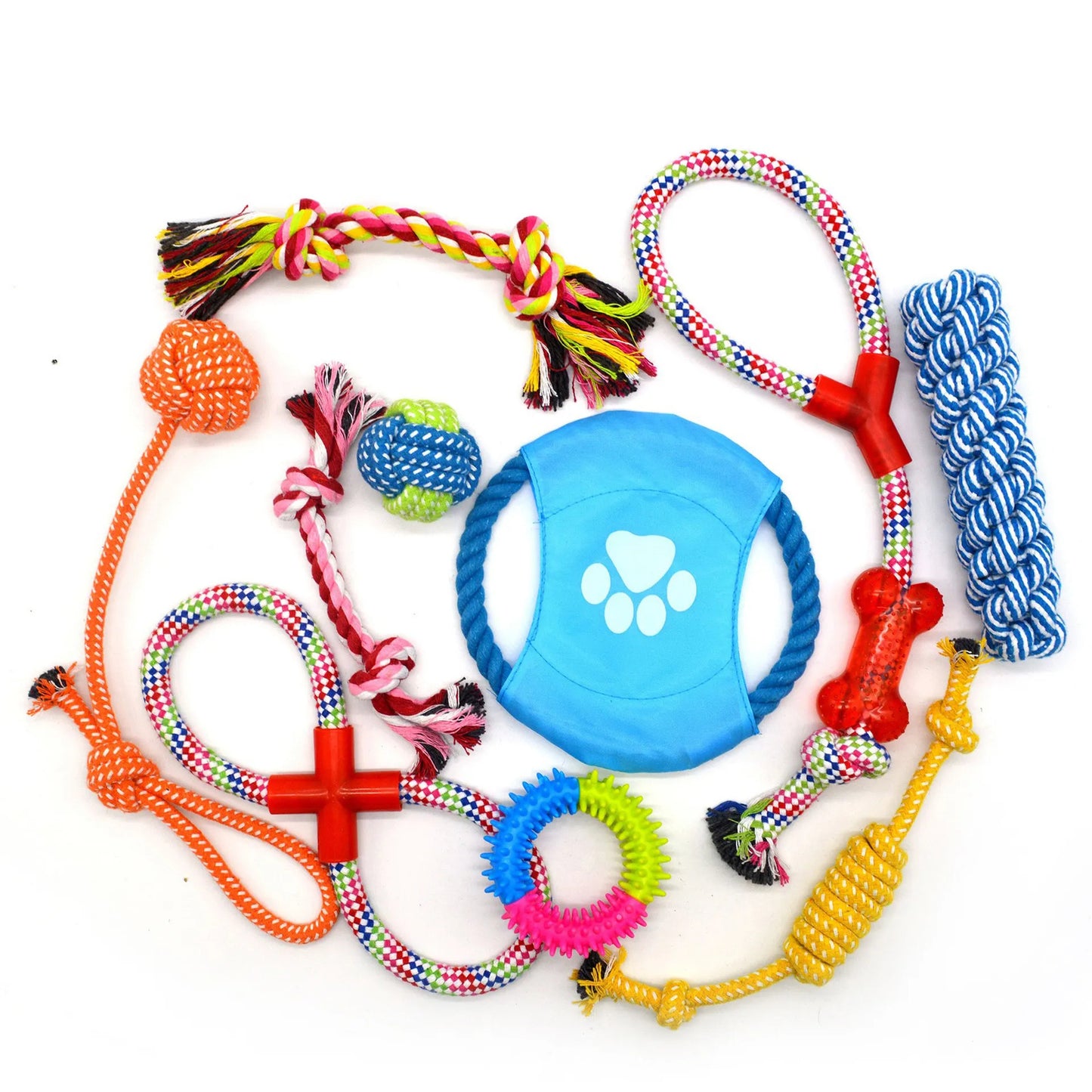 Interactive Dog Chew Toy Set for Aggressive Chewers