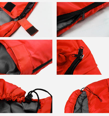 Camping Sleeping Bag for Outdoor Adventures Red