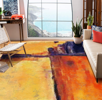 230 x 160 Modern Rug Stylish Design Easy-Care Carpet Mat