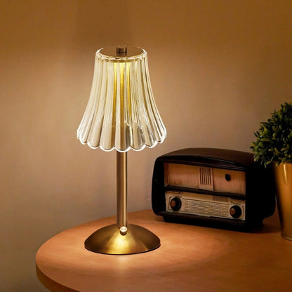 Dimmable Touch Sensor LED Crystal Lamp Retro Night Light