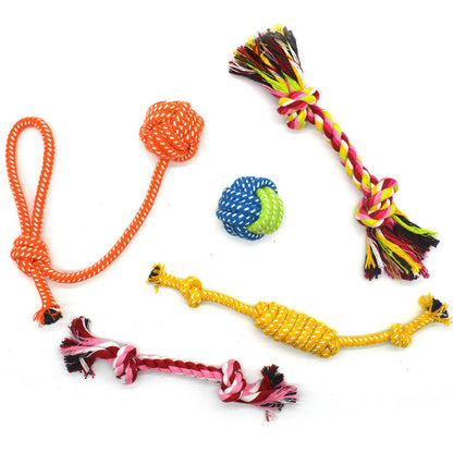 Interactive Dog Chew Toy Set for Aggressive Chewers