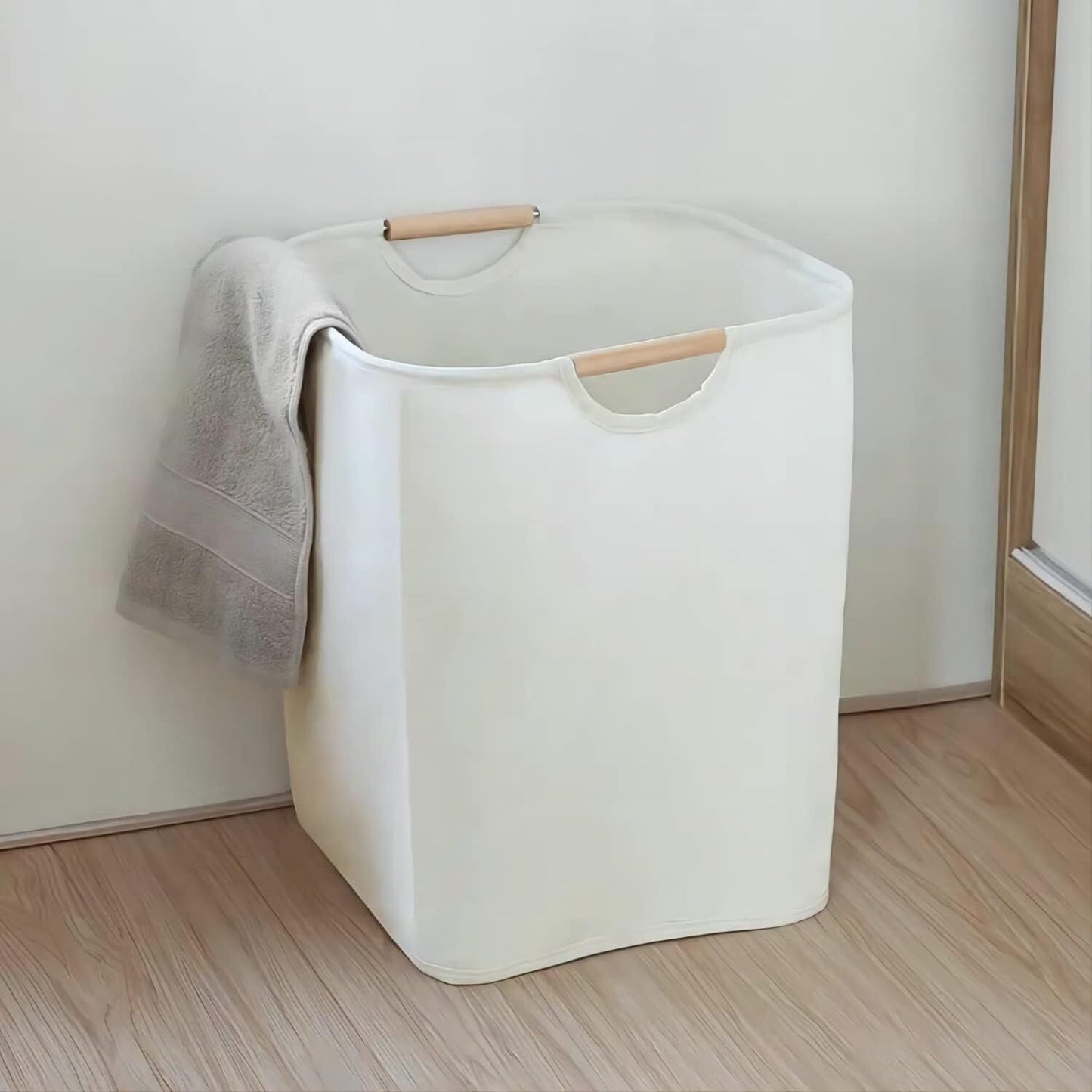 72L Large Laundry Basket Storage Bag Hamper Organizer with Handles