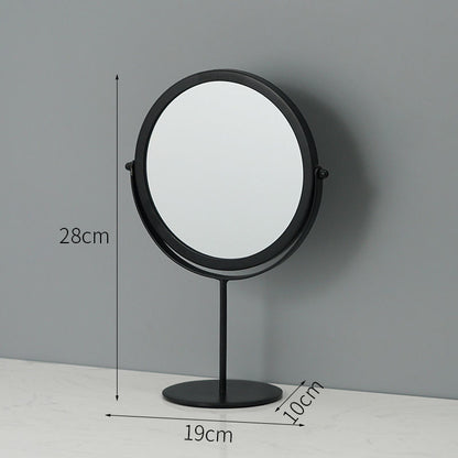 360-Degree Rotating Makeup Vanity Mirror for Perfect Beauty Routine Black