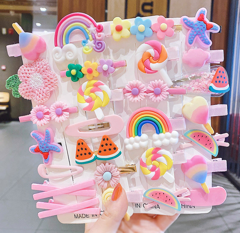 Adorable Girl's Hair Clips Pack of 14 Cute and Stylish Accessories