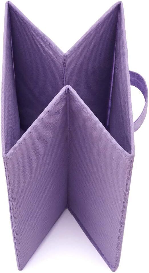 Collapsible Foldable Storage Cube Organizer Purple