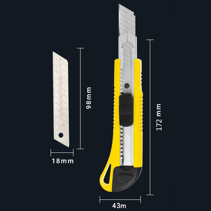 18mm Stainless Steel Boxcutter Utility Knife Heavy Duty