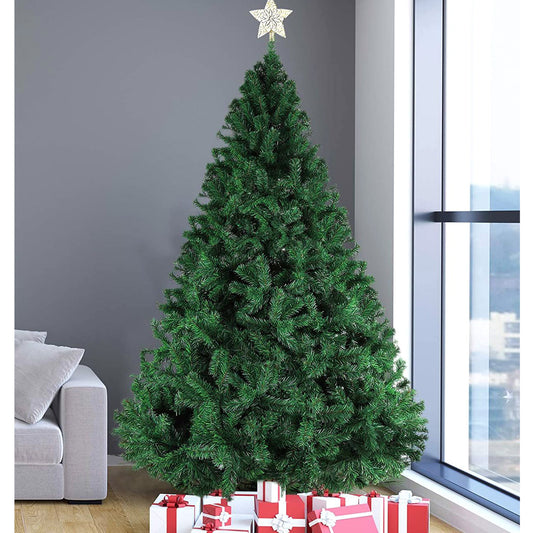 2.1m Deluxe Classic Christmas Tree 1000T Artificial Pine Tree Holiday Decor