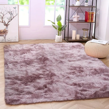 4m Extra Large 400 x 200 Soft Shag Rug Carpet Mat Purple Lilac