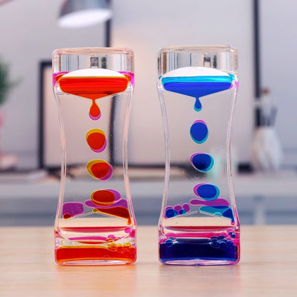 Mesmerizing Liquid Motion Bubbler Desk Timer for Stress Relief and Focus