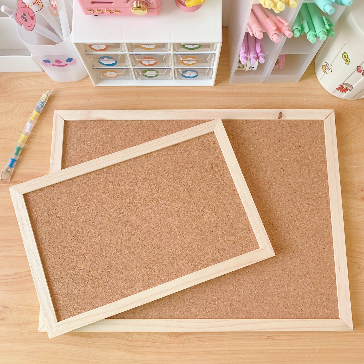 20 x 30cm Pinboard Message Bulletin Notice Memo Board Corkboard