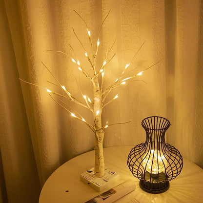 60cm Lighted Birch Tree LED Lamp for Home Decor