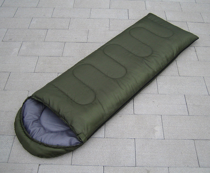 Camping Sleeping Bag for Outdoor Adventures  Green