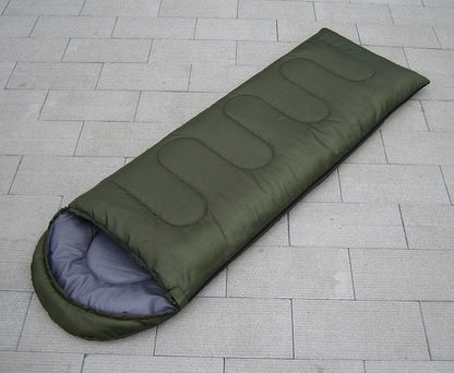 Thermal Sleeping Bag for Camping and Hiking for Cold Weather Green