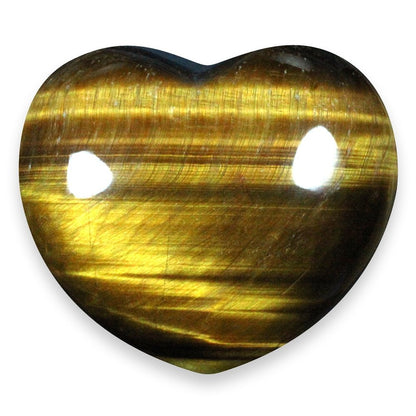 Tiger Eye Heart Stone Crystal Natural Healing Gemstone