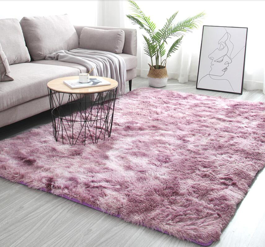 4m Extra Large 400 x 200 Soft Shag Rug Carpet Mat Purple Lilac