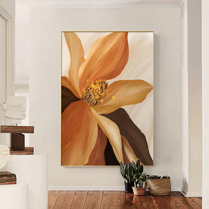 60cm x 80cm Elegant Floral Painting Framed Canvas Wall Art