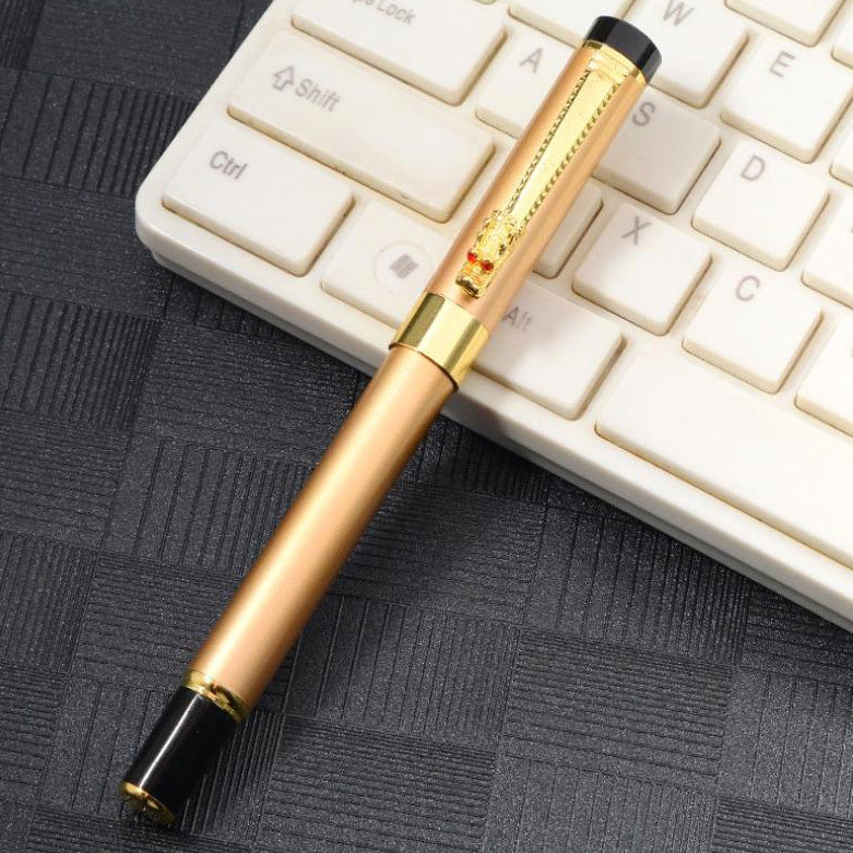 Luxury Dragon Metal Ink Fountain Pen Gold