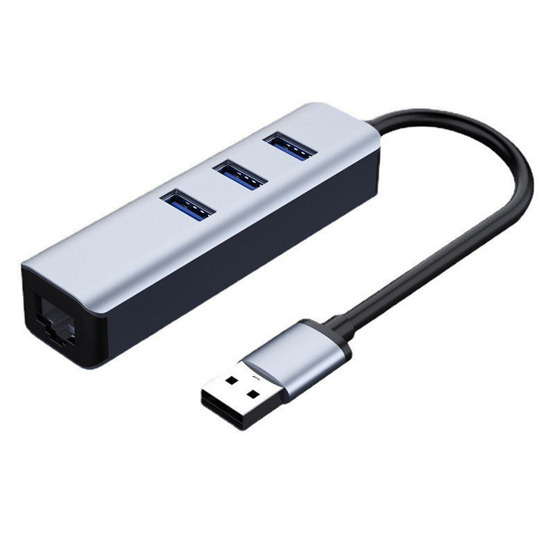 High-Speed 4-in-1 USB-C Hub with Gigabit Ethernet Adapter