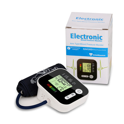 Large LCD Automatic Arm Blood Pressure Monitor with Accurate Readings