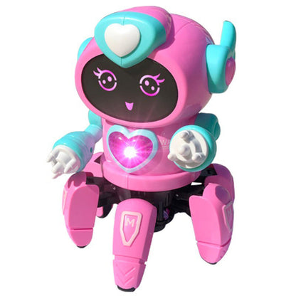 Dancing Robot Toy for Kids Interactive and Fun Pink