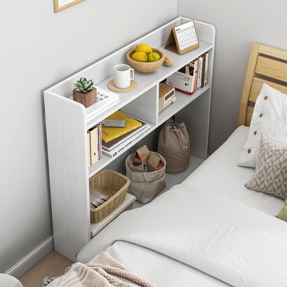 Tall Narrow Bedside Console Table Elegant White