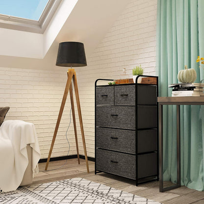 5-Drawer Dresser Chest of Drawers Storage Organizer Unit for Bedroom