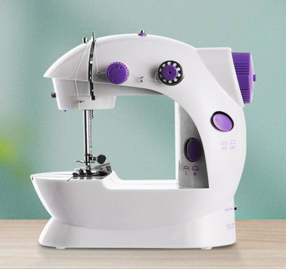 Automatic Double Speed Mini Sewing Machine with Built-In Light