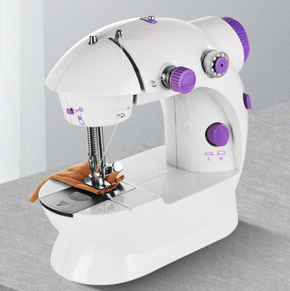 Automatic Double Speed Mini Sewing Machine with Built-In Light