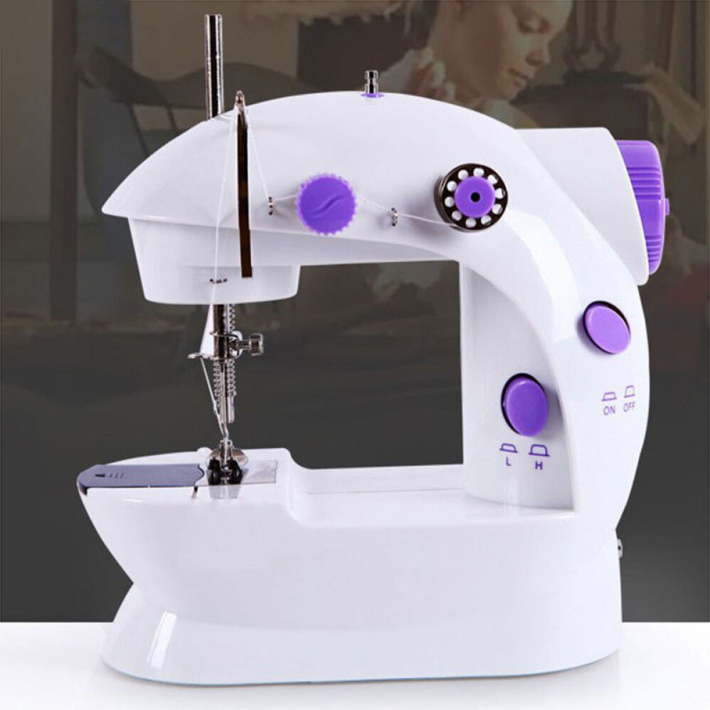 Automatic Double Speed Mini Sewing Machine with Built-In Light