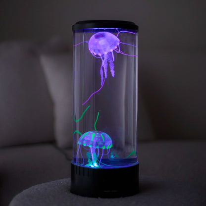Mesmerizing Jellyfish Tank LED Night Light with Colour-Changing Sea Water Lamp